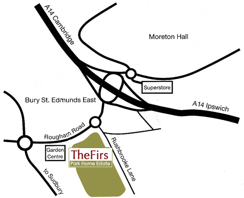 site plan of The Firs-Bury St Edmunds
