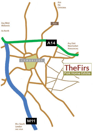 site plan of The Firs-Bury St Edmunds